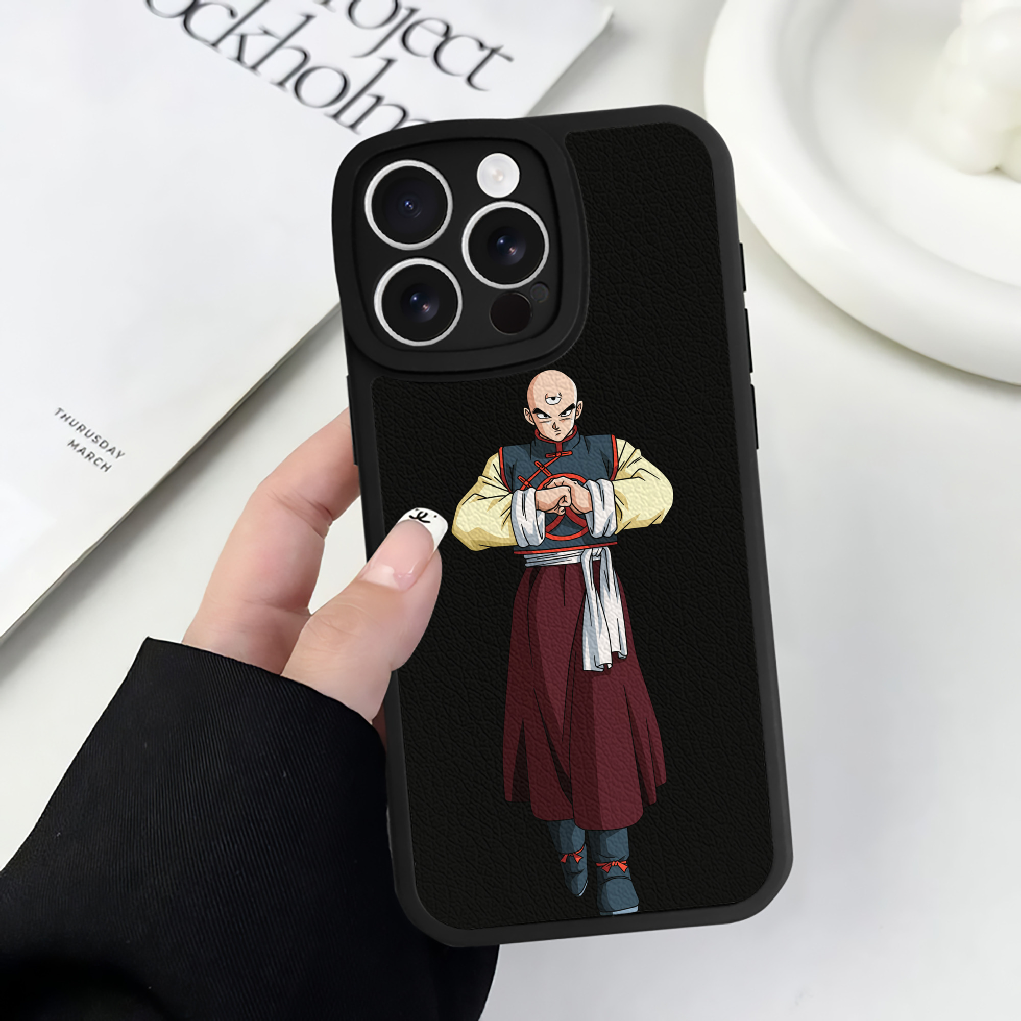 （画像用） ドラゴンボール DRAGON BALL 【iPhone 16シリーズ対応】シリコンスマホケース（レザー調） 材質：シリコン